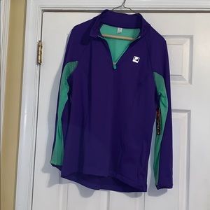 Fila sport running half zip